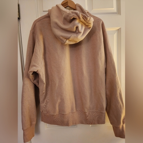 Champion reverse stitch hooded sweatshirt size medium exclusive rose - Picture 11 of 11